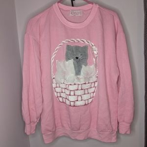 Kittens 3D fuzzy sweatshirt